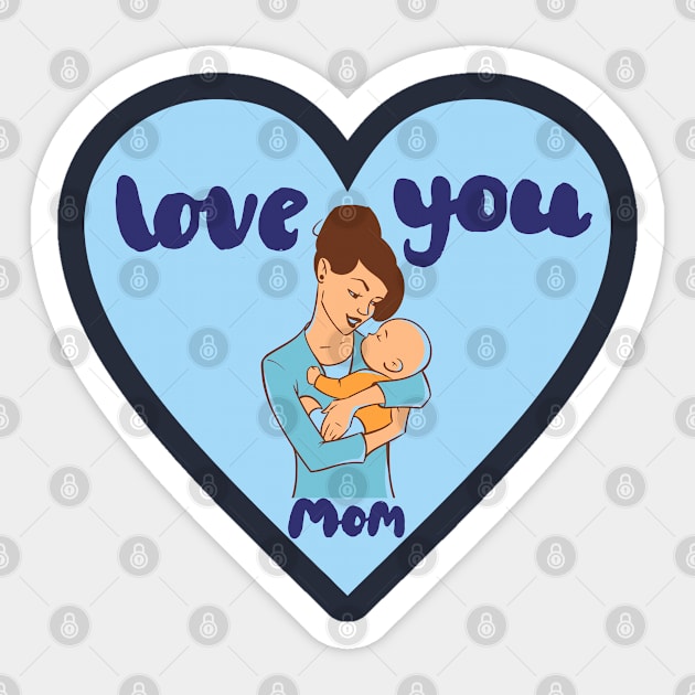 mothers day Sticker by Teeeshirt